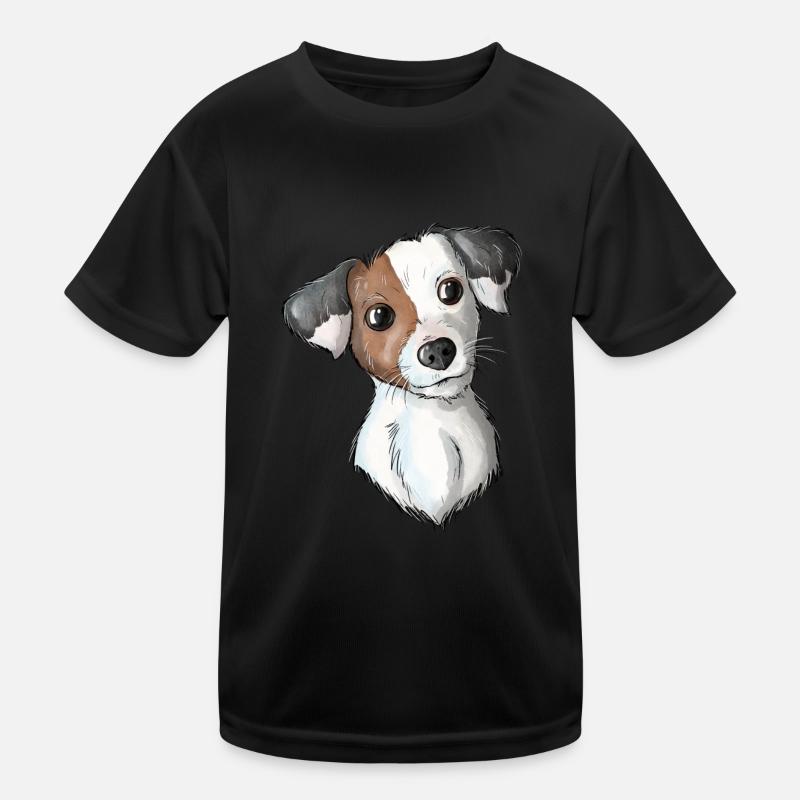 Jack Russell Pattern 8 Kinder Funktions-T-Shirt
