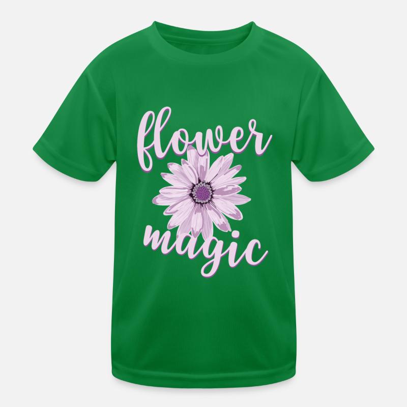Flower Magic Kids Functional T-Shirt