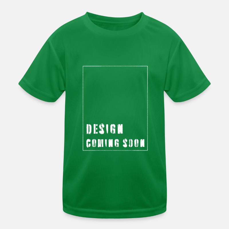 Design Coming Soon lustiges Hemd Kinder Funktions-T-Shirt