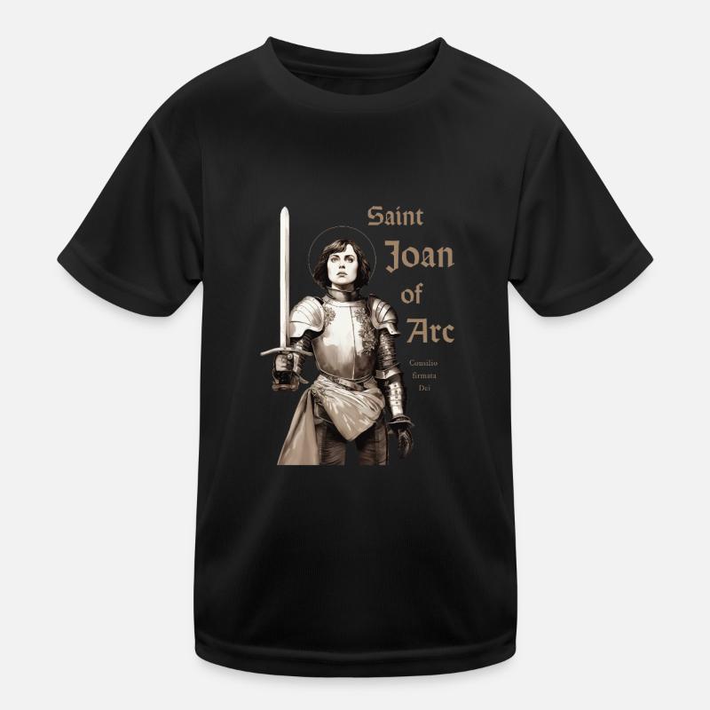 Heilige Jeanne d'Arc Kinder Funktions-T-Shirt