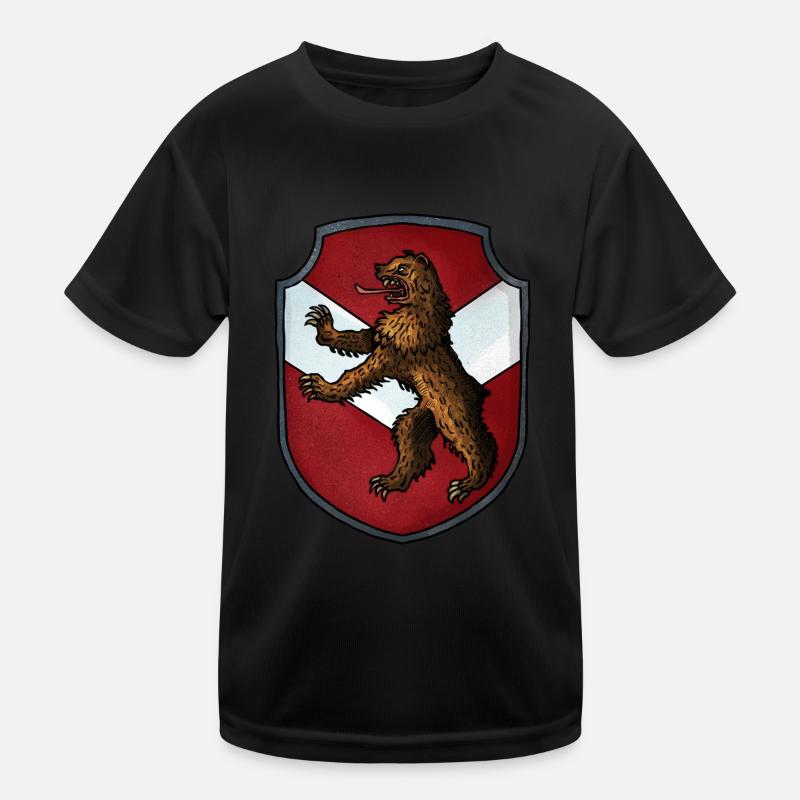 Wappen Bär Kinder Funktions-T-Shirt