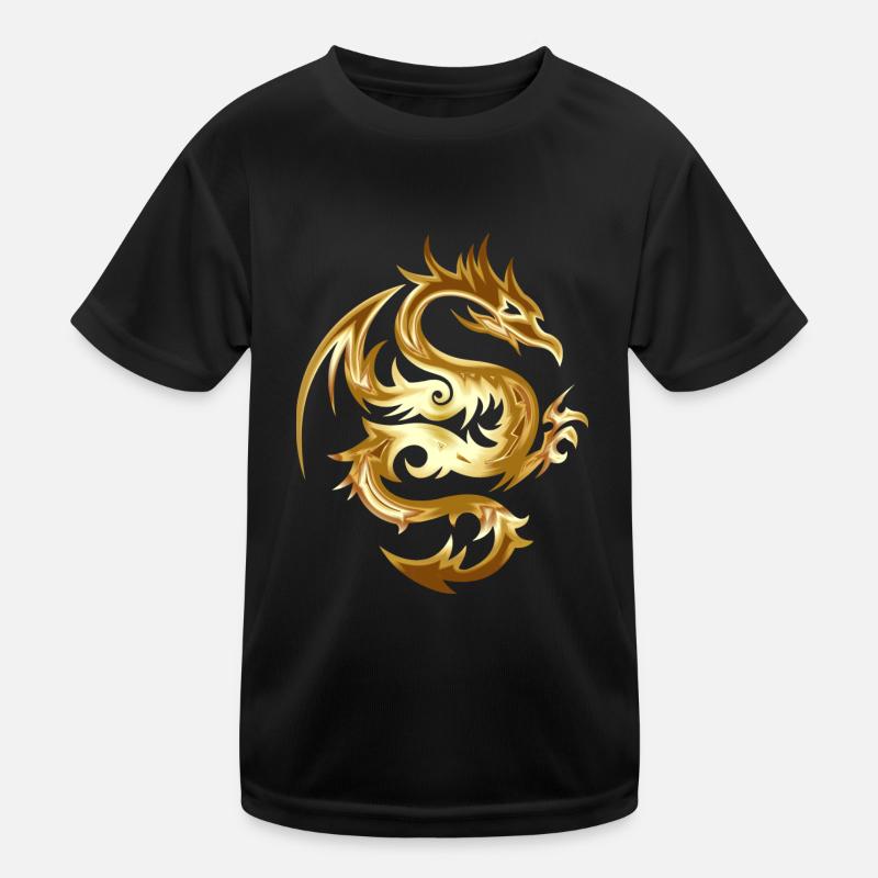 Drache Kinder Funktions-T-Shirt