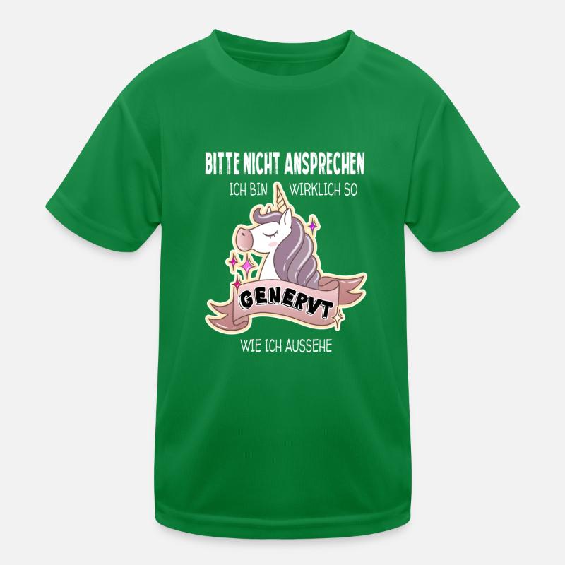 Bitte nicht ansprechen! Ich bin genervt! Kinder Funktions-T-Shirt