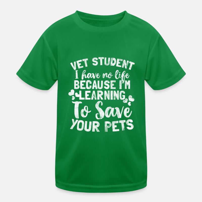 Angehender Tierarzt oder Tierärztin - Geschenk Kinder Funktions-T-Shirt