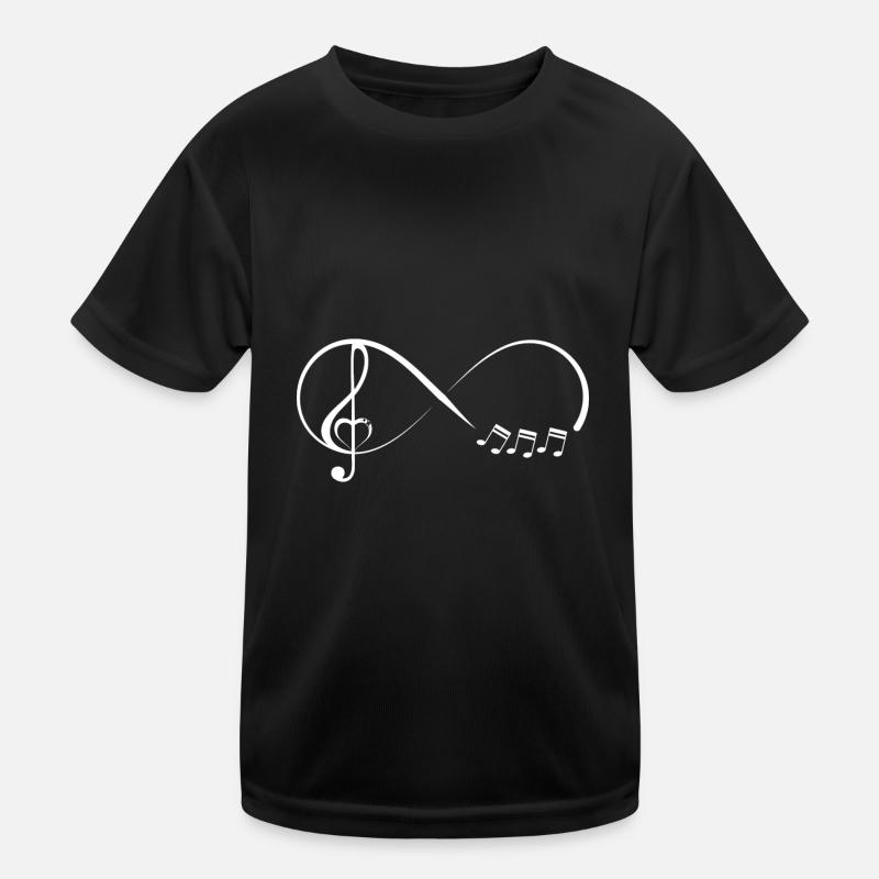Infinity Musik Geschenk Kinder Funktions-T-Shirt