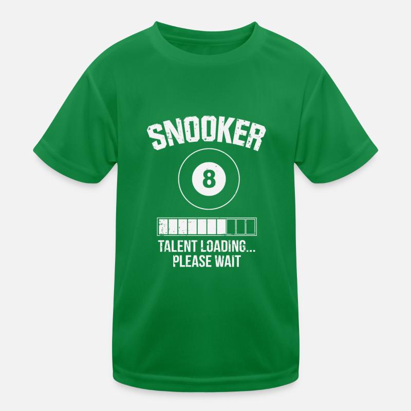 Billiard Talent Loads Please Wait Gift Kids Functional T-Shirt