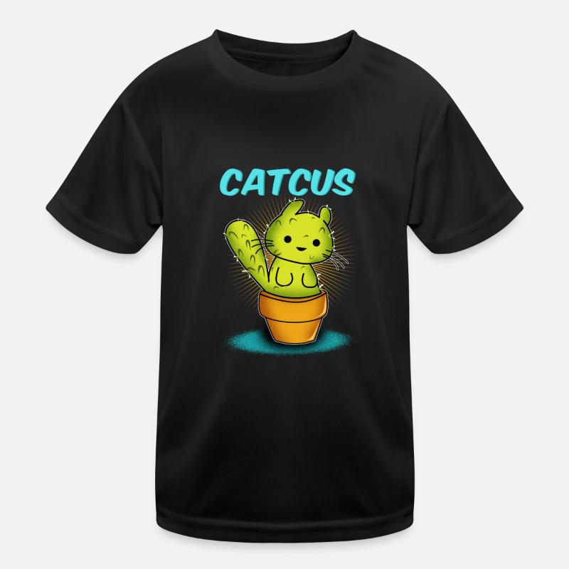 Katze / CATCUS / Kaktus / Geschenk Kinder Funktions-T-Shirt