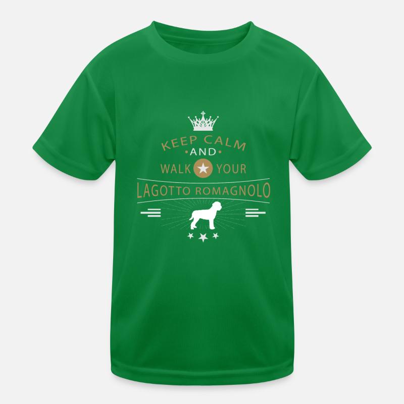 Wasserhund der Romagna Shirt Kinder Funktions-T-Shirt
