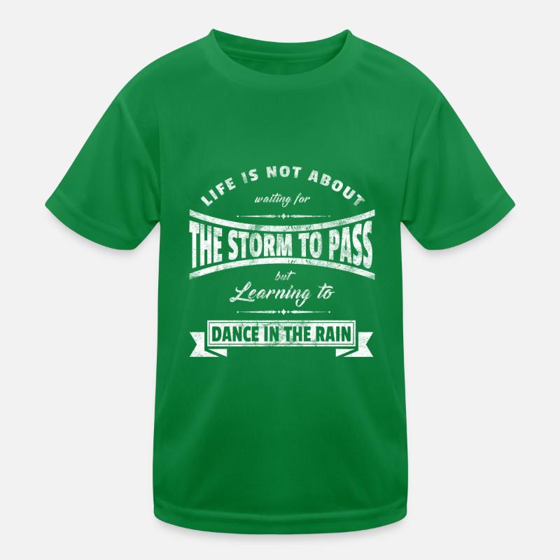 paroles positives cadeau de danse sort sous la pluie T-shirt sport Enfant