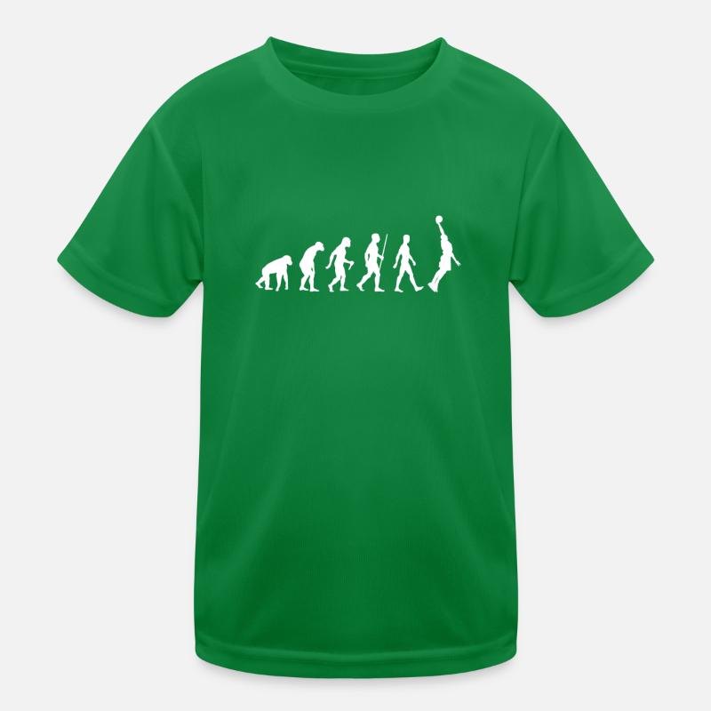 Basketball Evolution Geschenk Kinder Funktions-T-Shirt
