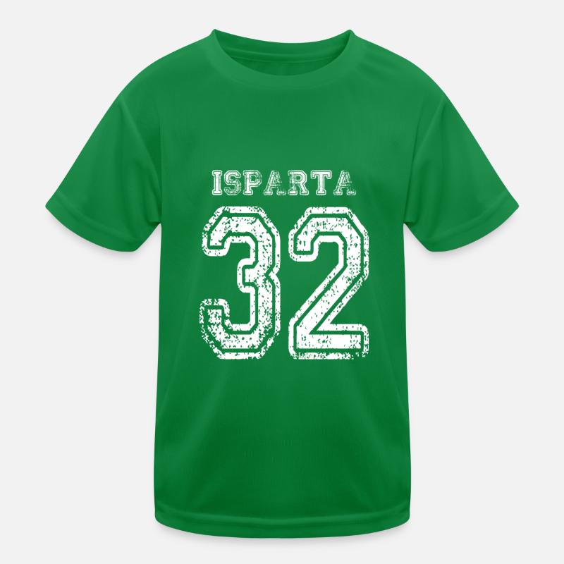 32 Isparta Turkish license plate as a gift Kids Functional T-Shirt