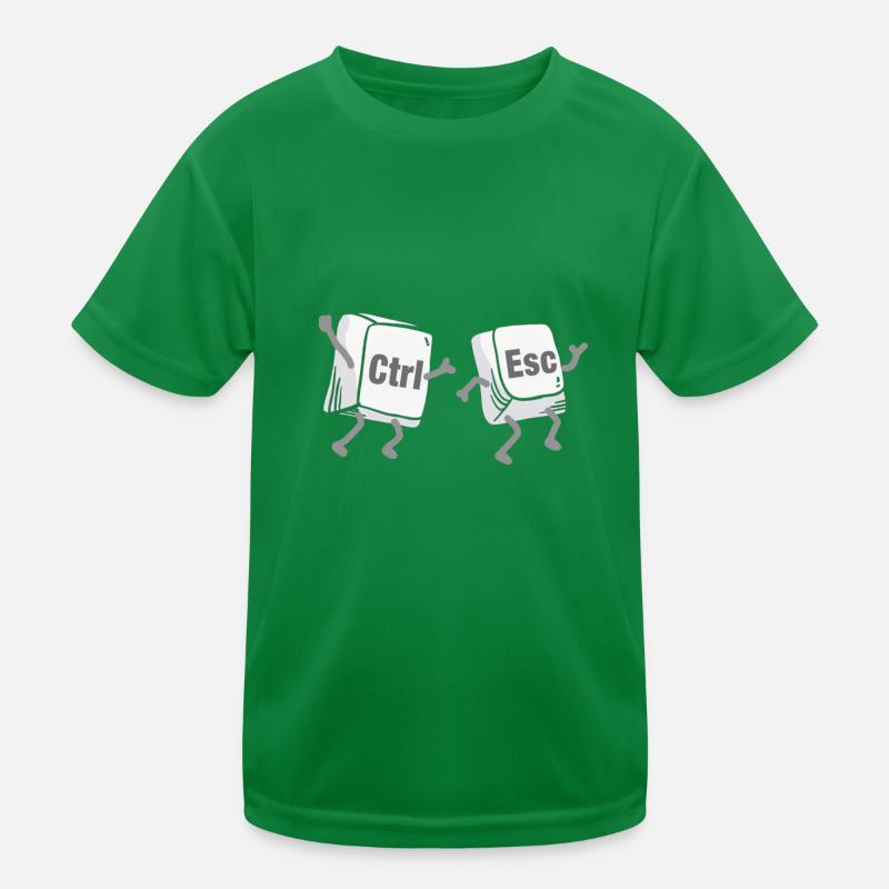 Ctrl Esc Keyboard - Funny Gift - Shirt Kids Functional T-Shirt