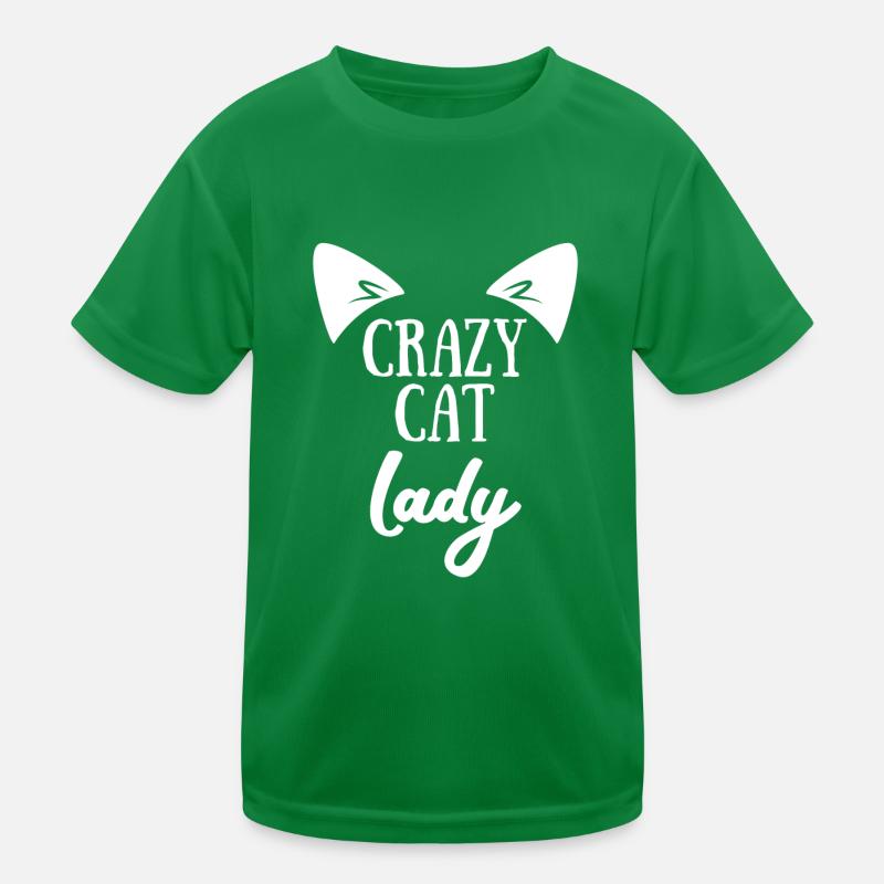 Madame folle de chat - Chat - cadeau T-shirt sport Enfant