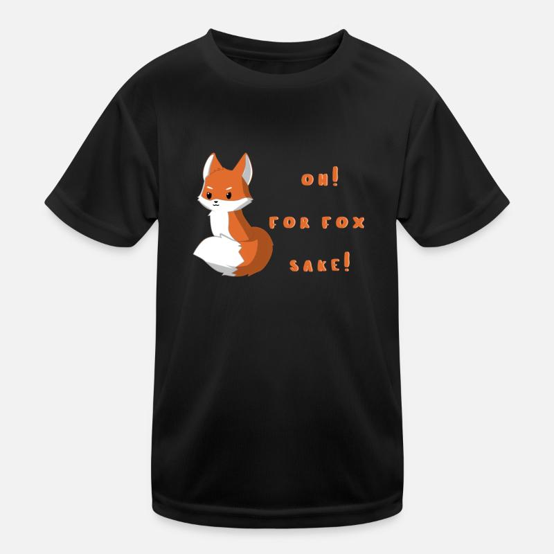 Fox - Foxes - Damned - Gift - Fox Kids Functional T-Shirt