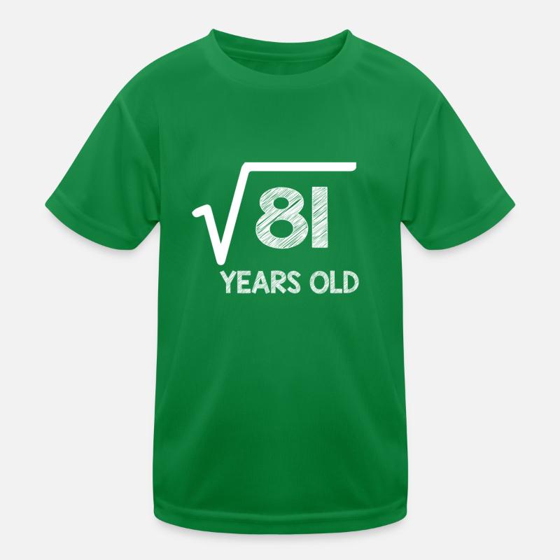9 years - 9th birthday - Math - 2009 Kids Functional T-Shirt