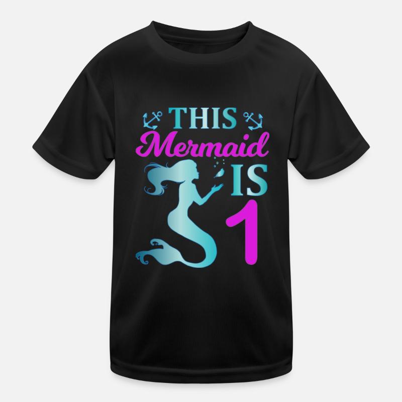 Cette sirène est un T-shirt sport Enfant