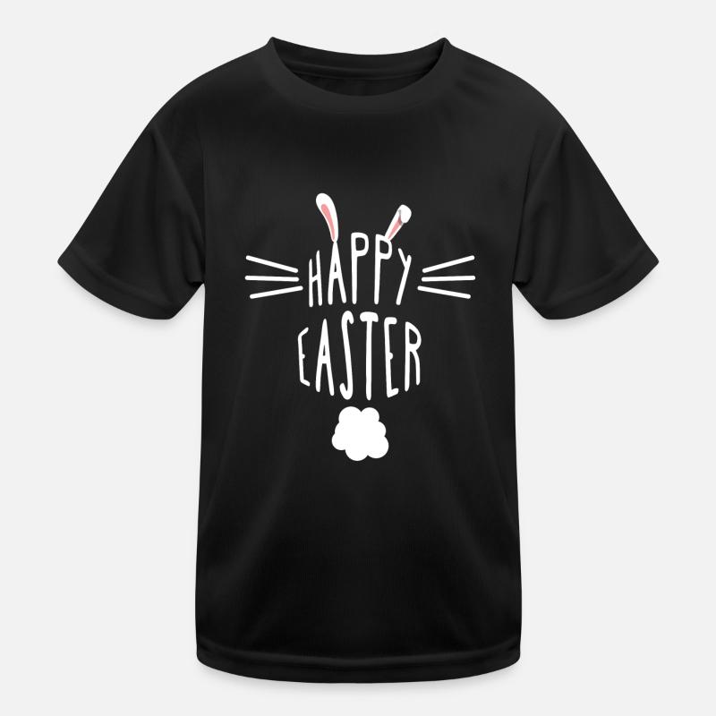 Happy Easter - Easter T-Shirt - Easter Bunny Gift Kids Functional T-Shirt