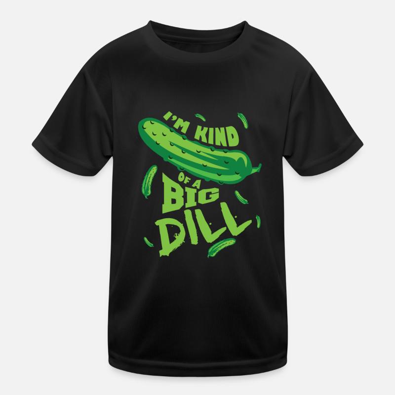 Funny cucumber Kids Functional T-Shirt