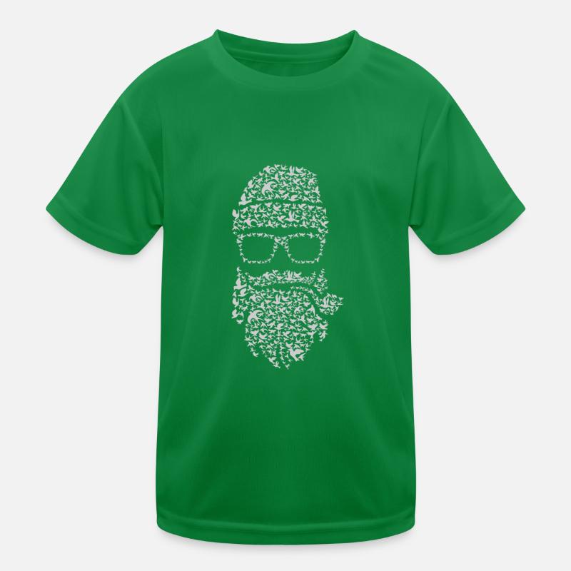 Birds Beard Kinder Funktions-T-Shirt
