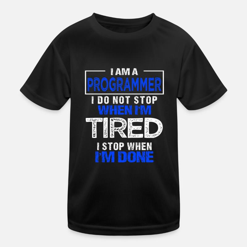 Programmer Gift Programmer Developer Kids Functional T-Shirt