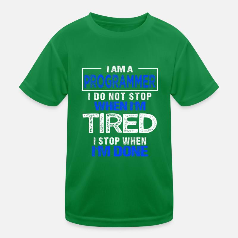 Programmer Gift Programmer Developer Kids Functional T-Shirt