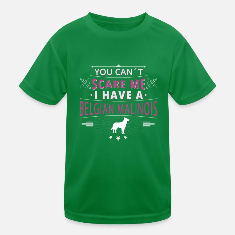 Malinois scare Kids Functional T-Shirt