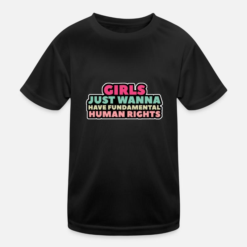 Les filles veulent juste T-shirt sport Enfant