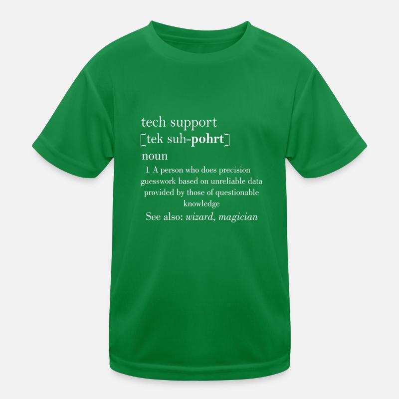 Support technique | Idée cadeau T-shirt sport Enfant