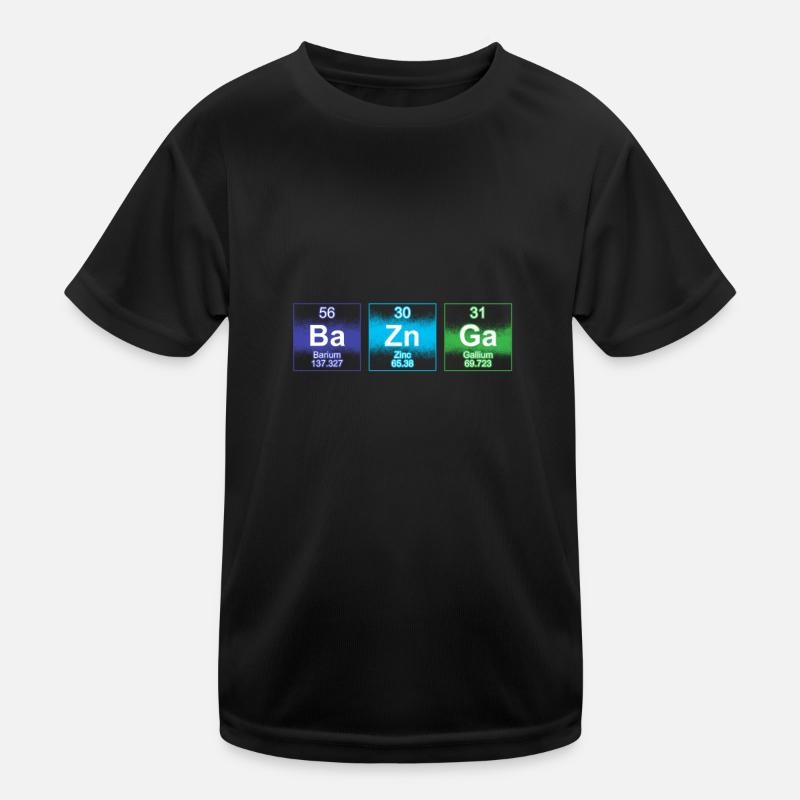 BA ZN GA Physicist Gift Big Bang Kids Functional T-Shirt