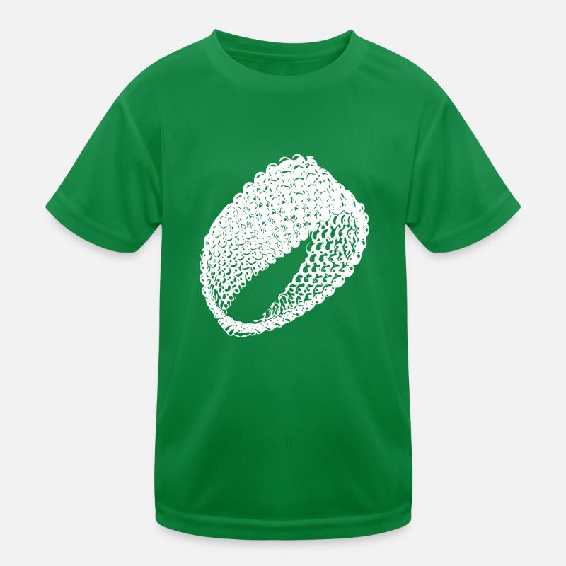 Surface plane géométrique vintage Möbius loop T-shirt sport Enfant