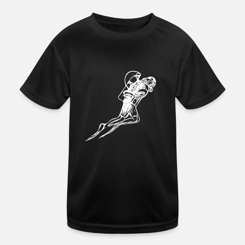 Divers passion Weightless underwater world Kids Functional T-Shirt