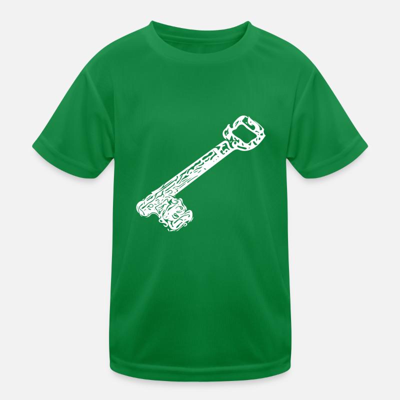 Vintage ancient rusty rustic house keys Kids Functional T-Shirt