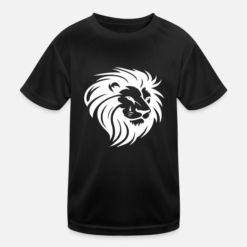 Lion's head with mane Kids Functional T-Shirt