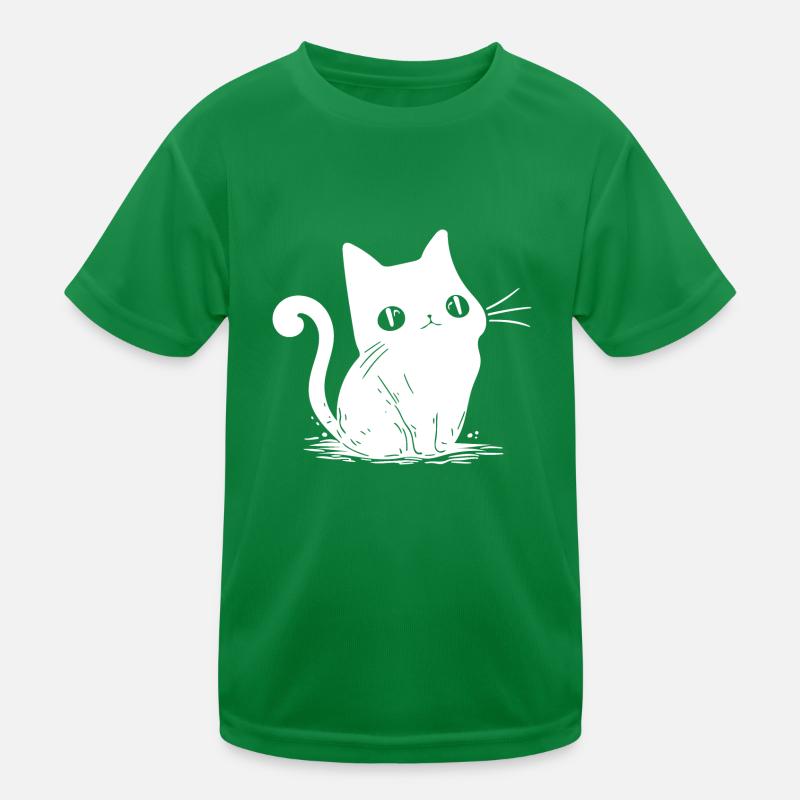 Petit chaton mignon T-shirt sport Enfant