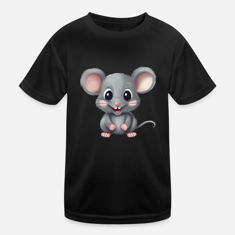 Cute mouse for nature rodent lover Kids Functional T-Shirt
