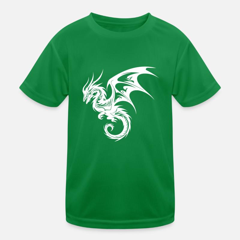 Dragon volant chinois dans le style de tatouage T-shirt sport Enfant