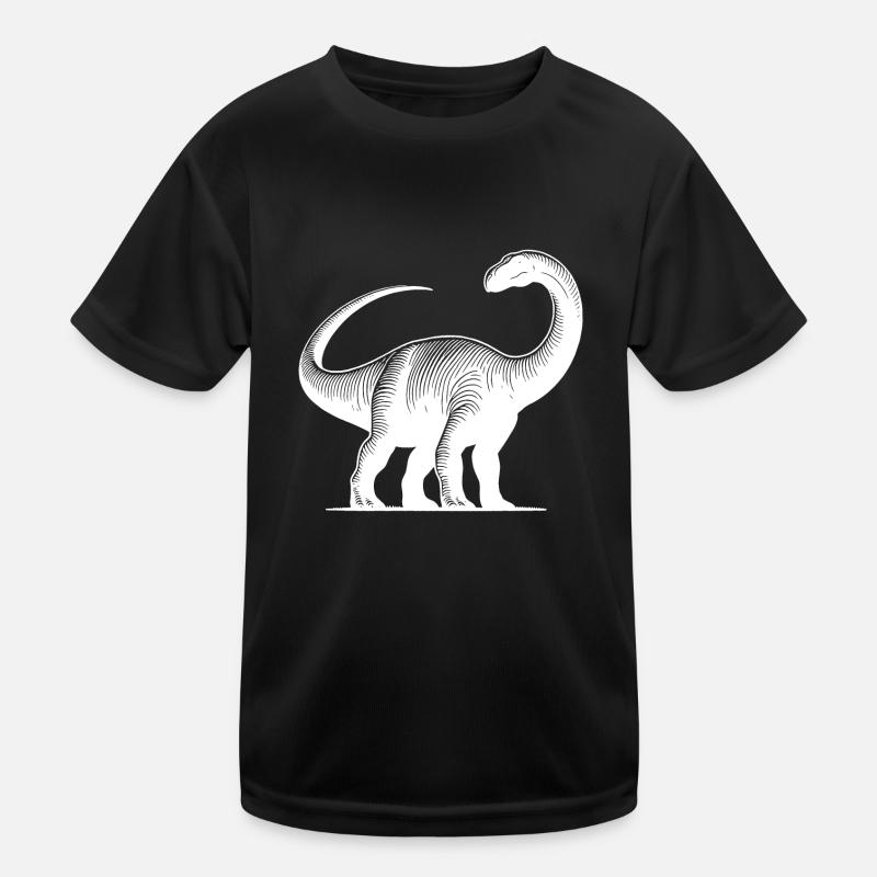 Gewaltiger Brachiosaurus Dino Dinosaurier Kinder Funktions-T-Shirt