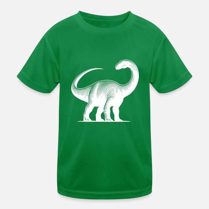 Gewaltiger Brachiosaurus Dino Dinosaurier Kinder Funktions-T-Shirt