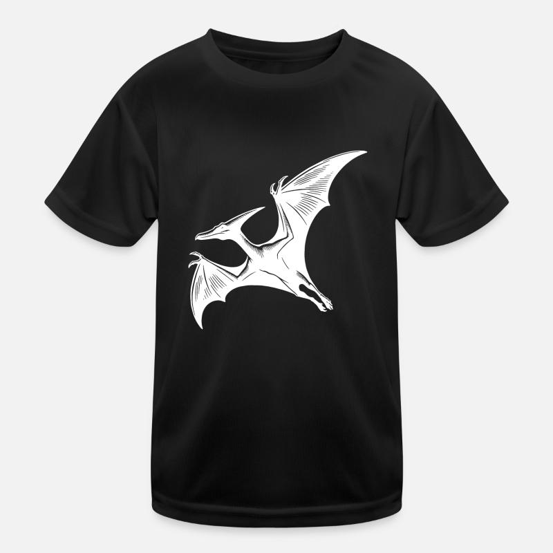 Flying Dino Pteranodon Pterosaur Dinosaur Kids Functional T-Shirt