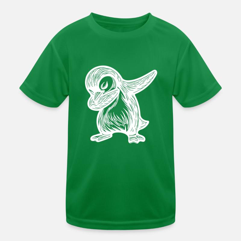 Mignon Pingouin mignon Petit pingouin dabbing T-shirt sport Enfant