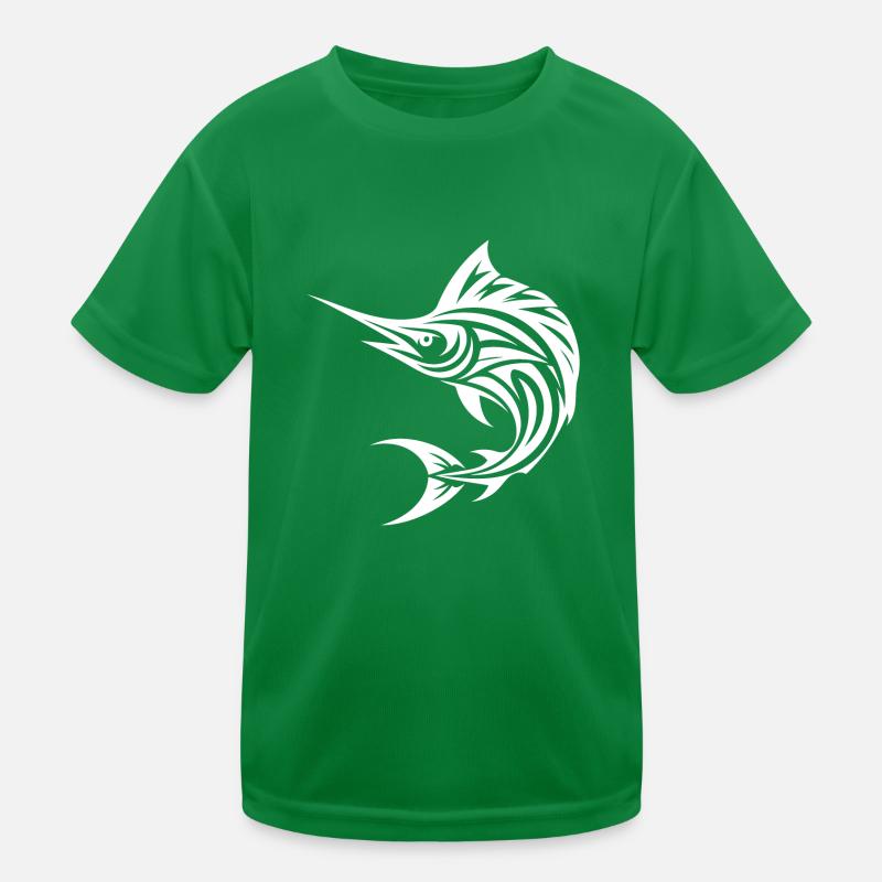 Swift Sailfish - Elegant Swordfish Kids Functional T-Shirt