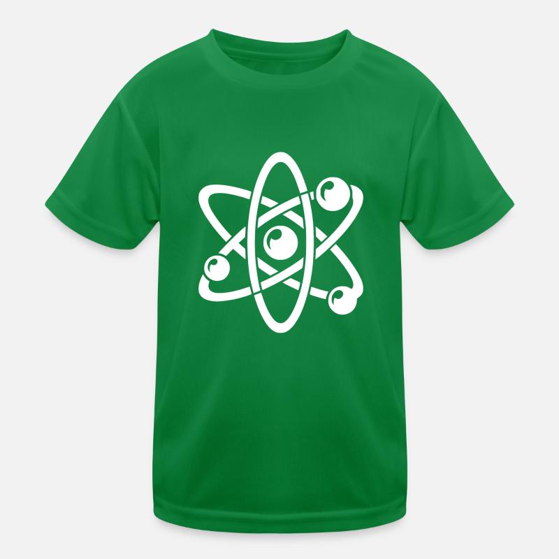 Atomic Nucleus Physics Atom Electron Atomic Model Kids Functional T-Shirt