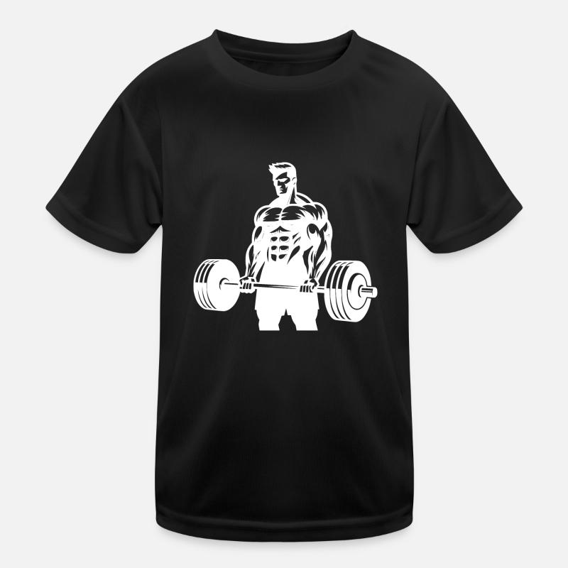 Strength Training for Men - Feel Iron and Strength Kids Functional T-Shirt