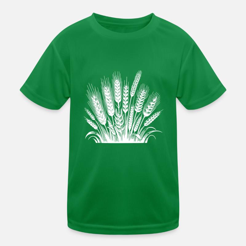 Céréales : blé et seigle, épis de maïs T-shirt sport Enfant