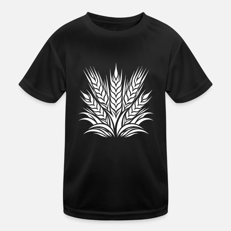 Tattoo Getreidesorte Ähren Kinder Funktions-T-Shirt