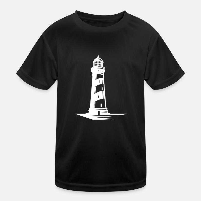 Phare rayé sur la côte T-shirt sport Enfant