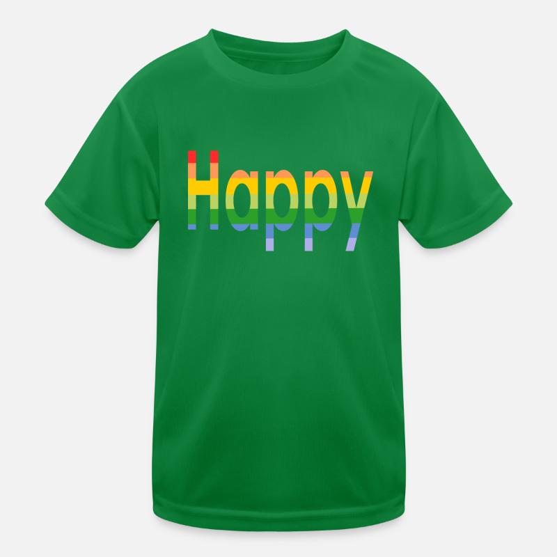 Feliz - Glücklich Kinder Funktions-T-Shirt