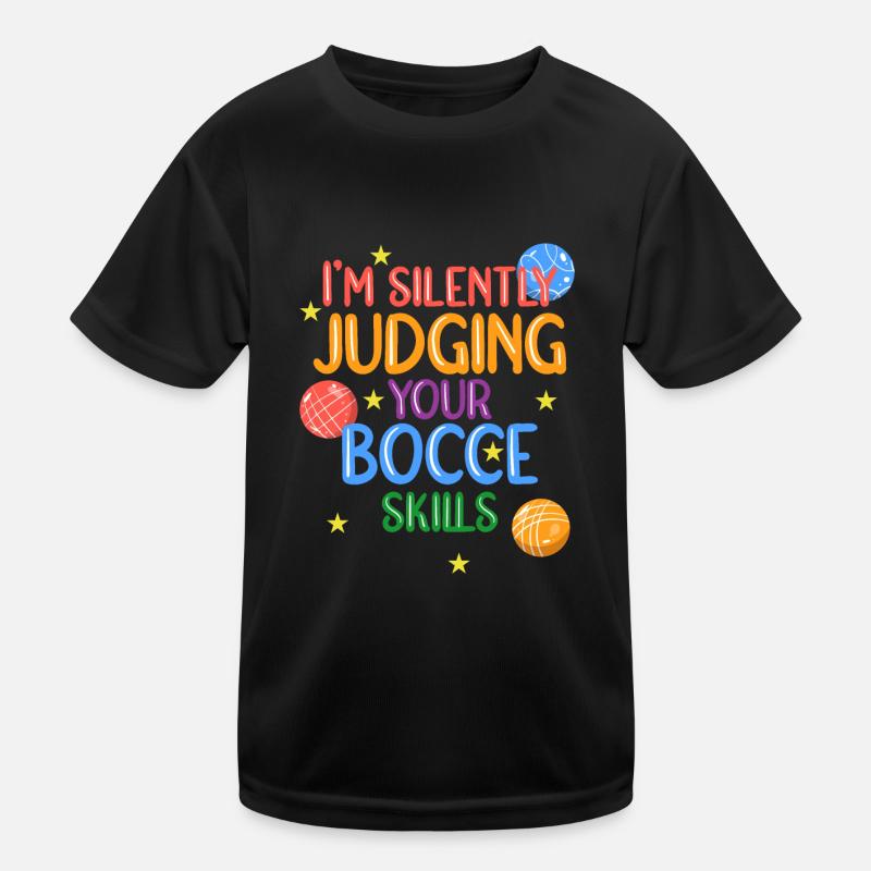 Boccia Boule Petanque Kinder Funktions-T-Shirt