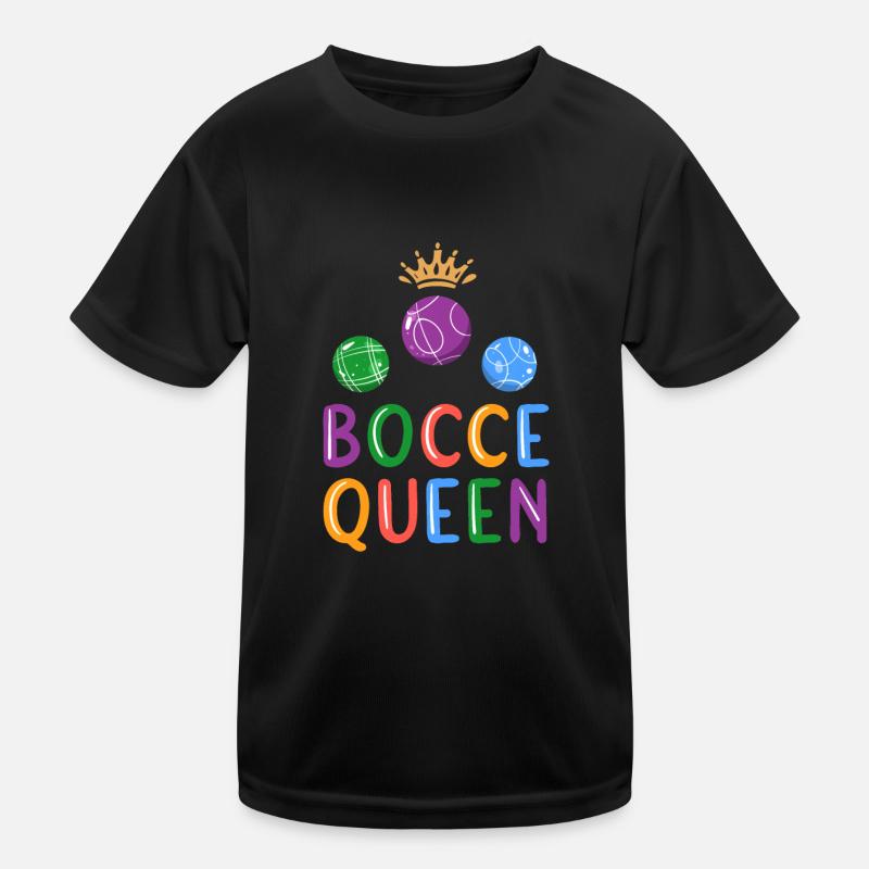 Boccia Boule Petanque Kinder Funktions-T-Shirt