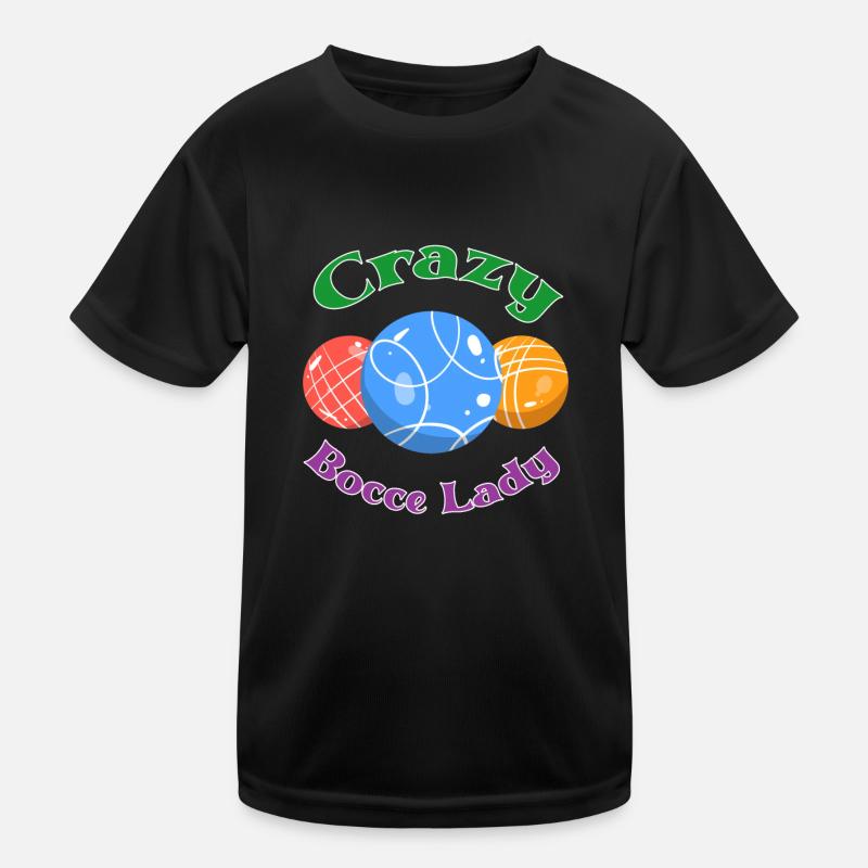 Boccia Boule Petanque Kinder Funktions-T-Shirt